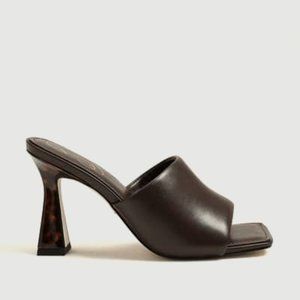 ‼️ Sam Edelman Carmen Mule Heel Sandal (Chocolate Leather) ‼️